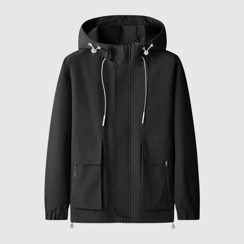 Men’s Technical Utility Jacket with Cargo Chest Pockets