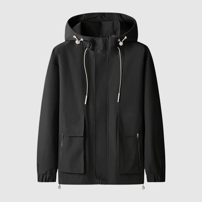 Men’s Technical Utility Jacket with Cargo Chest Pockets