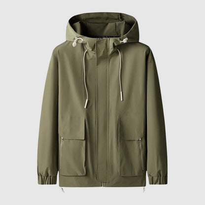 Men’s Technical Utility Jacket with Cargo Chest Pockets