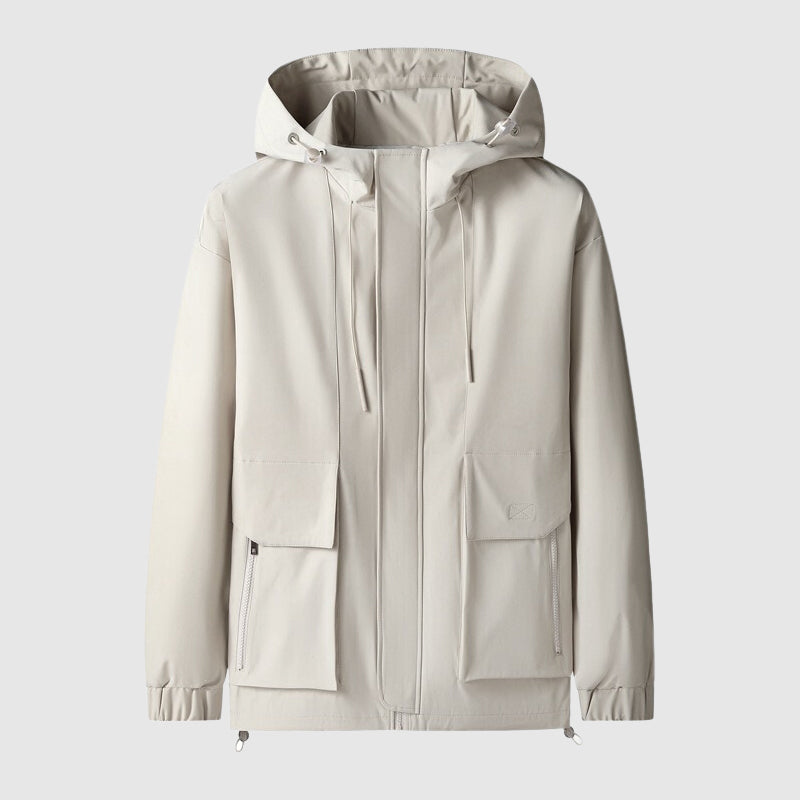 Men’s Technical Utility Jacket with Cargo Chest Pockets