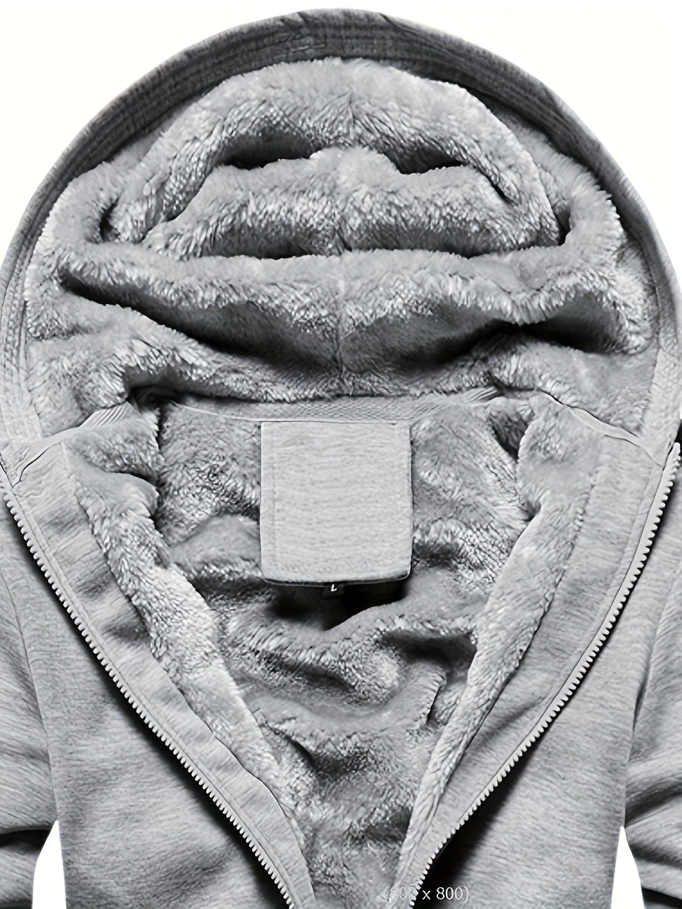 Winter Warm Fleece Jacket with Hood - Dario