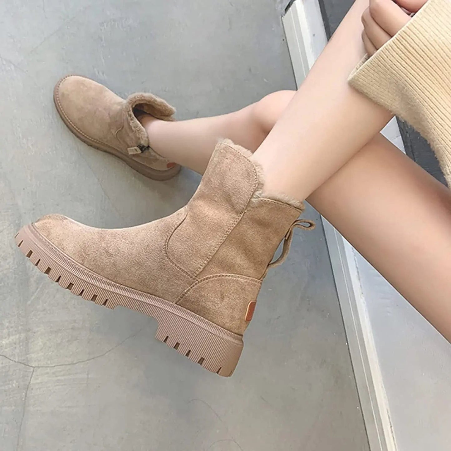 Nora | Warmly Lined Women’s Shoes – Orthopedic, Cozy & Easy-Zip Comfort