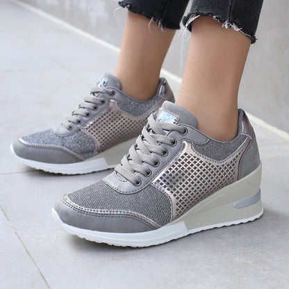 MarleyShoes™| High Wedge Sneakers