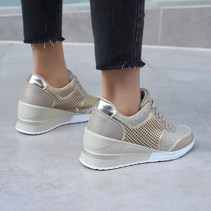MarleyShoes™| High Wedge Sneakers