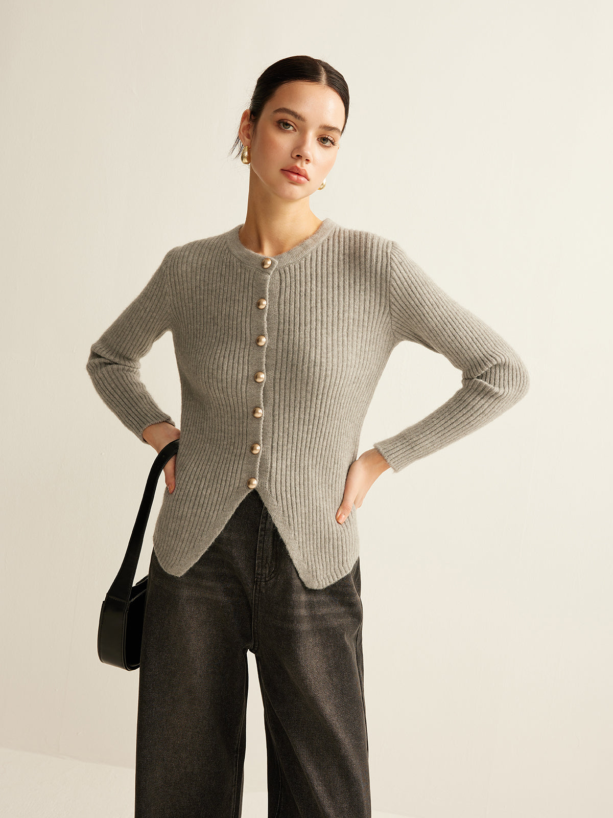 Women's Button-Up Jumper - Elise