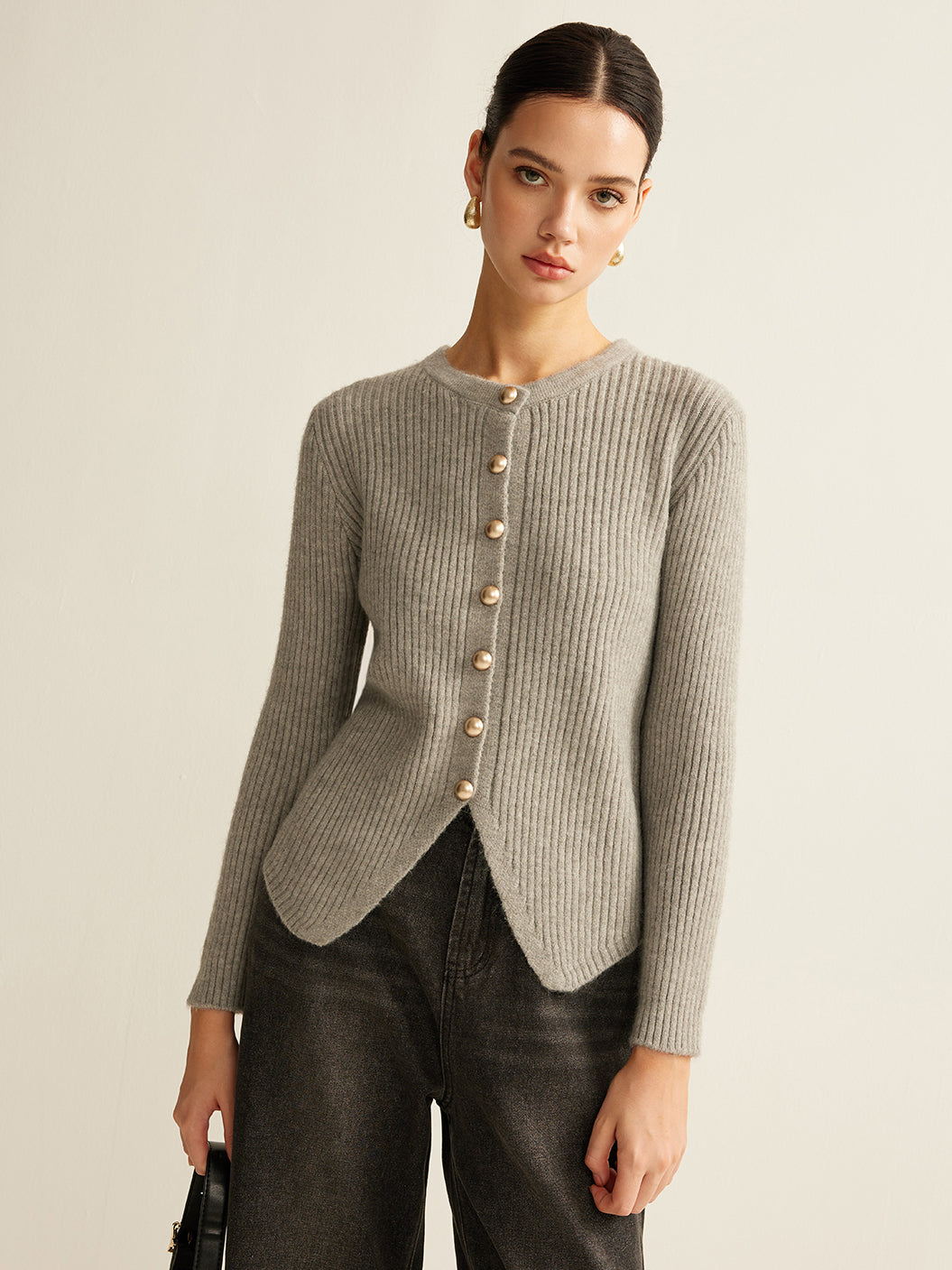 Women's Button-Up Jumper - Elise