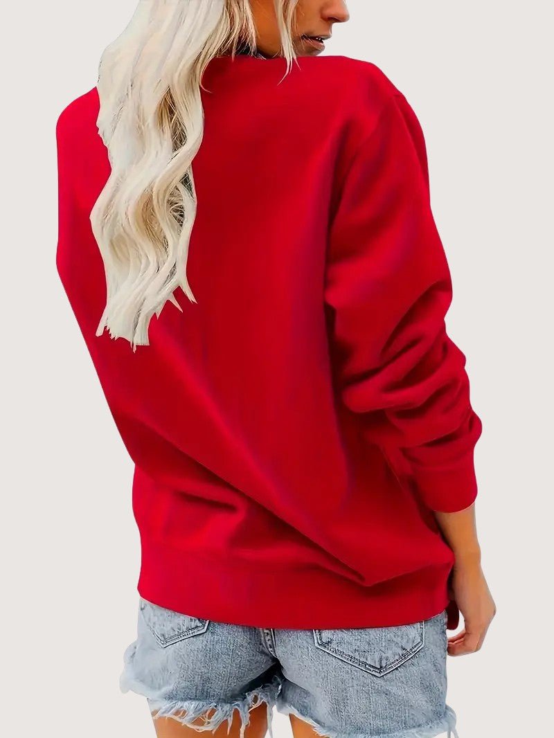 Women’s Christmas Squirrel Print Top