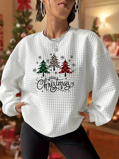 Women’s Christmas Tree Crewneck Sweatshirt