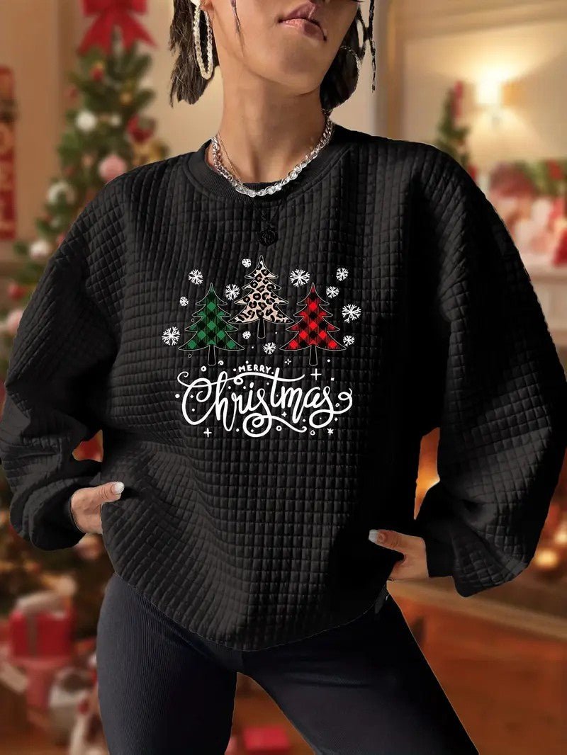 Women’s Christmas Tree Crewneck Sweatshirt