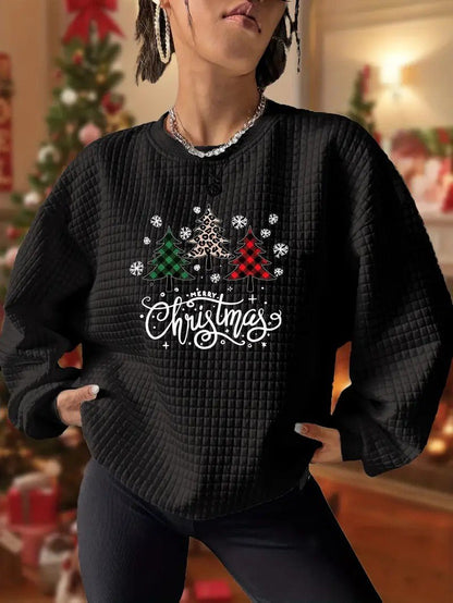 Women’s Christmas Tree Crewneck Sweatshirt