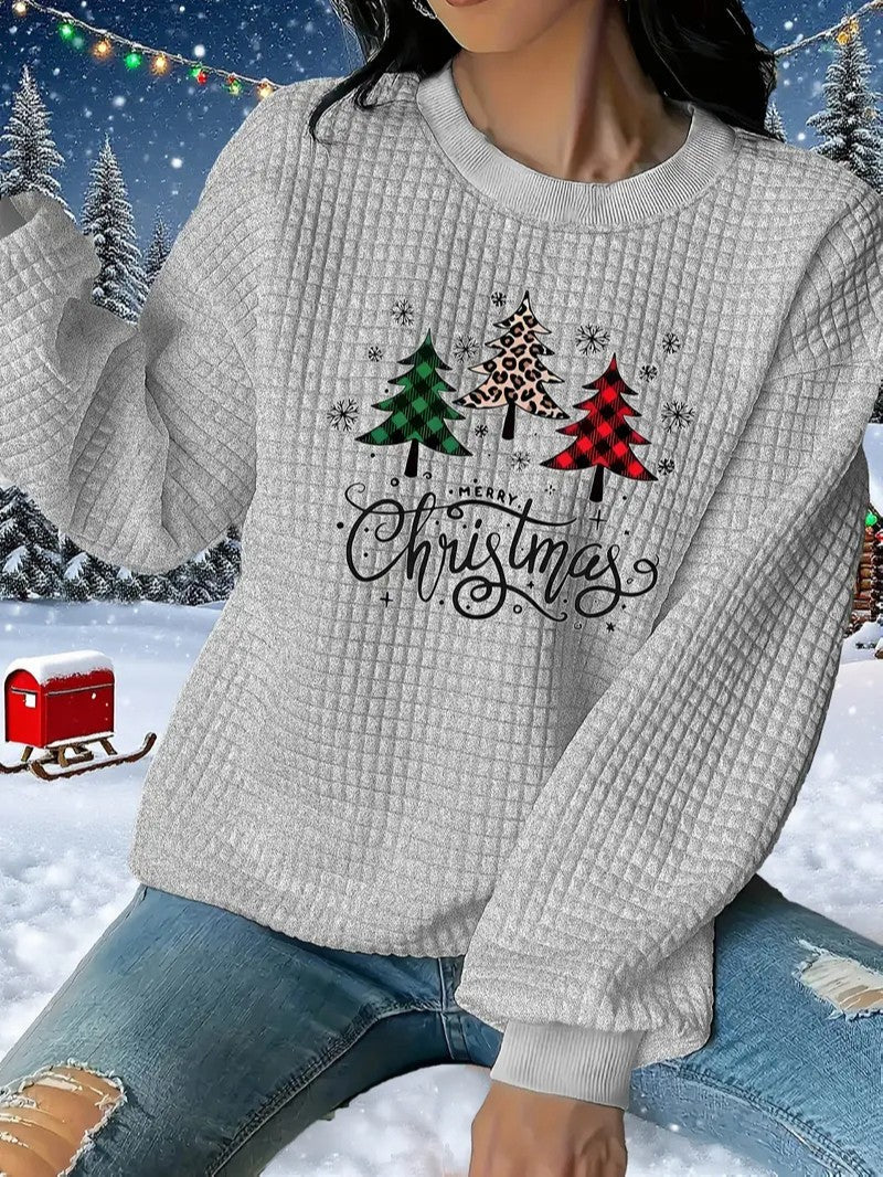 Women’s Christmas Tree Crewneck Sweatshirt
