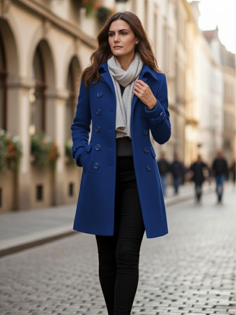 Women's Classic Double Breasted Coat