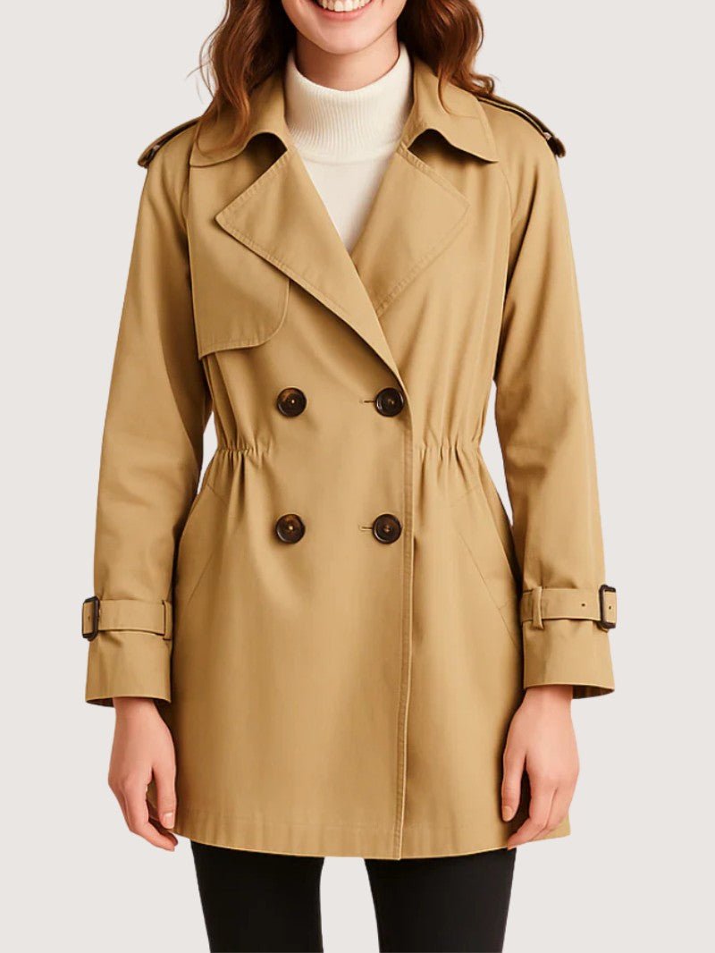 Women's Classic Double Breasted Trench Coat