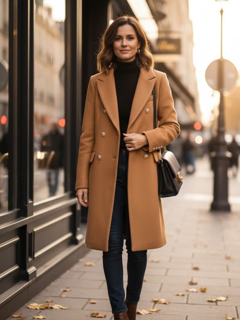 Women's Classic Structured Peacoat