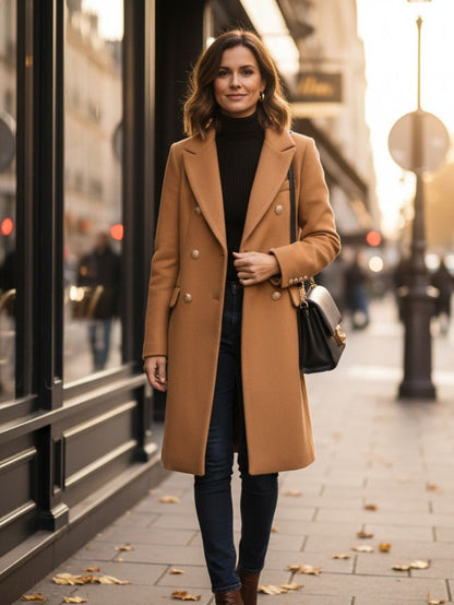 Women's Classic Structured Peacoat