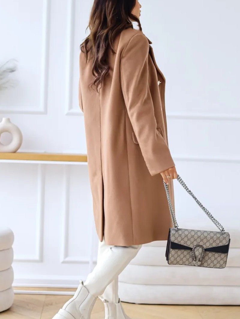 Women's Double Breasted Long Coat