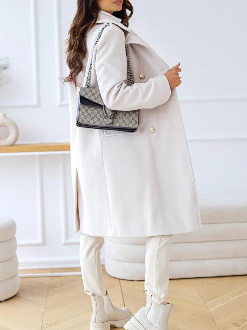 Women's Double Breasted Long Coat