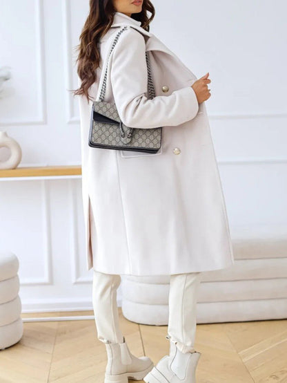 Women's Double Breasted Long Coat