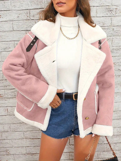 Women's Elegant Lapel Winter Coat