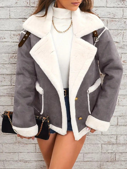 Women's Elegant Lapel Winter Coat