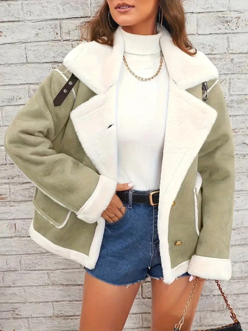Women's Elegant Lapel Winter Coat