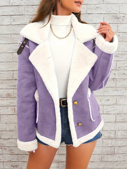 Women's Elegant Lapel Winter Coat