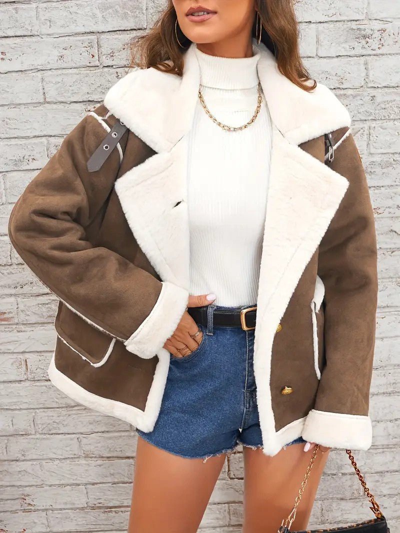 Women's Elegant Lapel Winter Coat