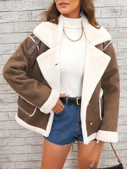 Women's Elegant Lapel Winter Coat