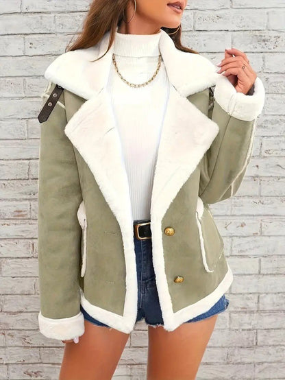 Women's Elegant Lapel Winter Coat