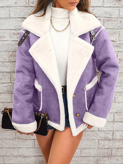 Women's Elegant Lapel Winter Coat