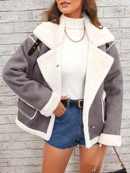 Women's Elegant Lapel Winter Coat