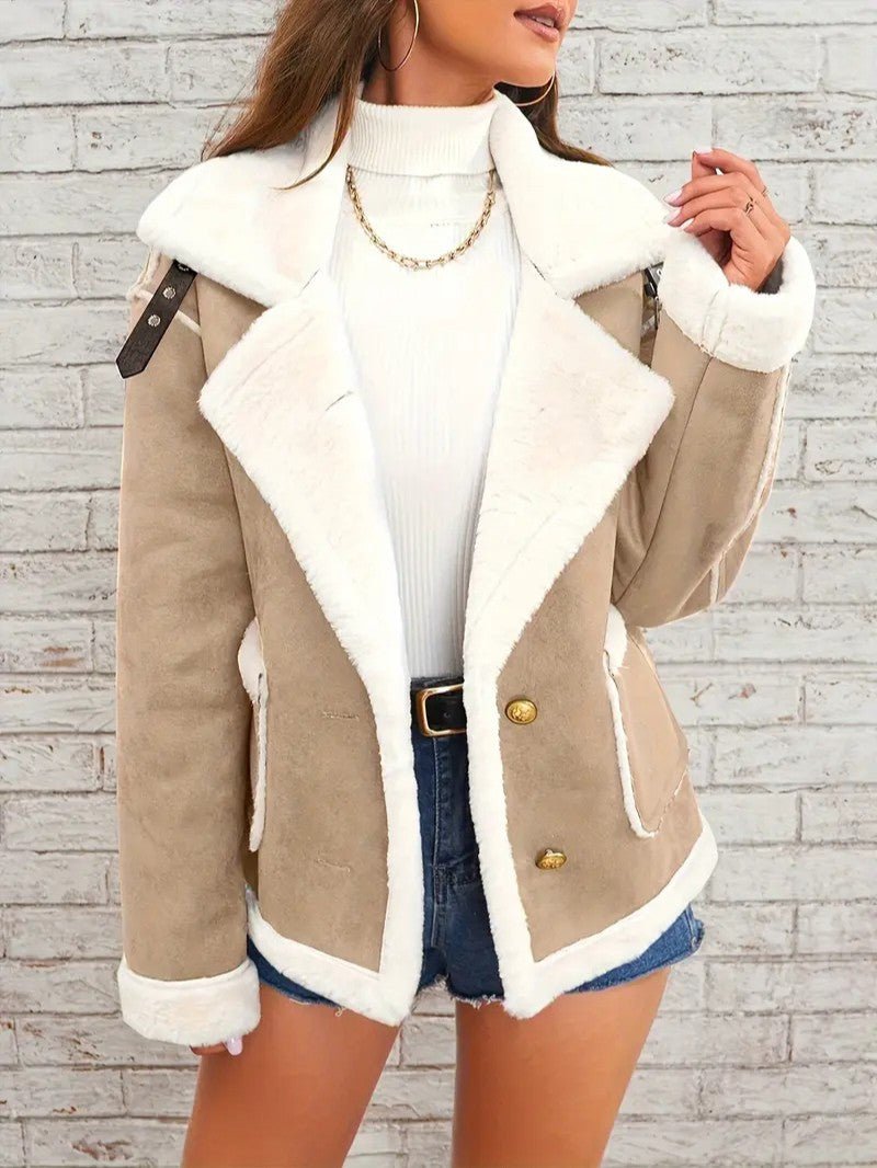 Women's Elegant Lapel Winter Coat