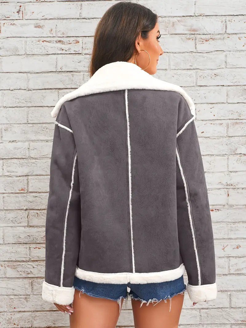 Women's Elegant Lapel Winter Coat