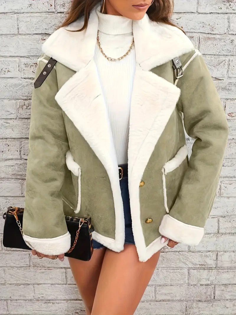 Women's Elegant Lapel Winter Coat