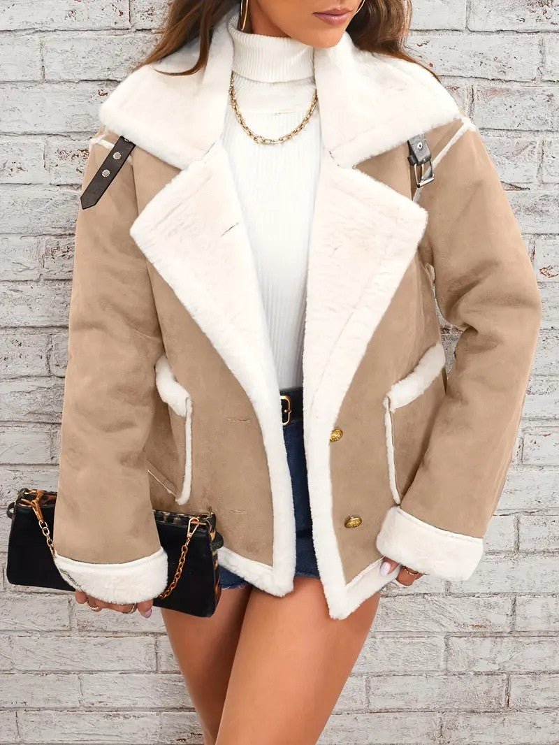 Women's Elegant Lapel Winter Coat