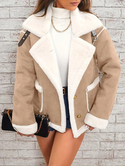 Women's Elegant Lapel Winter Coat