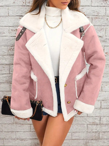 Women's Elegant Lapel Winter Coat