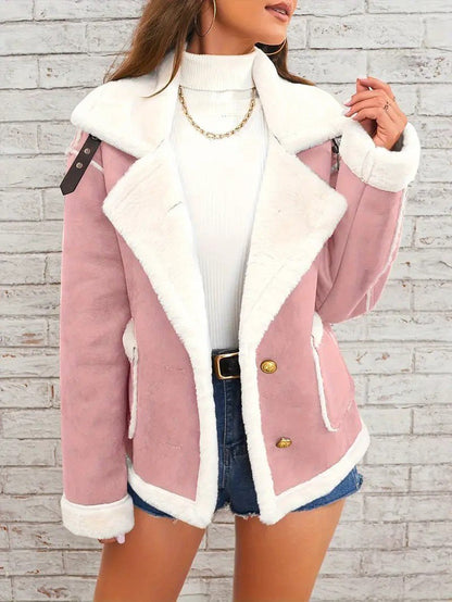 Women's Elegant Lapel Winter Coat