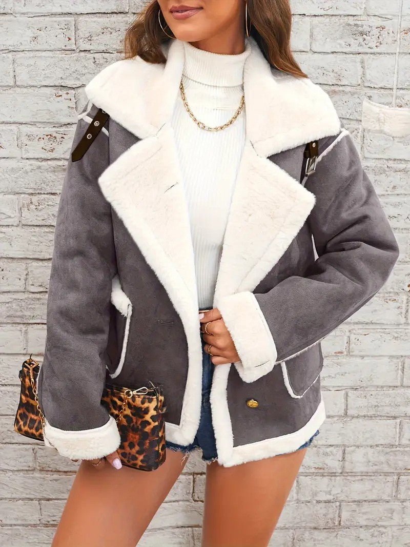 Women's Elegant Lapel Winter Coat
