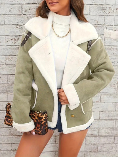 Women's Elegant Lapel Winter Coat