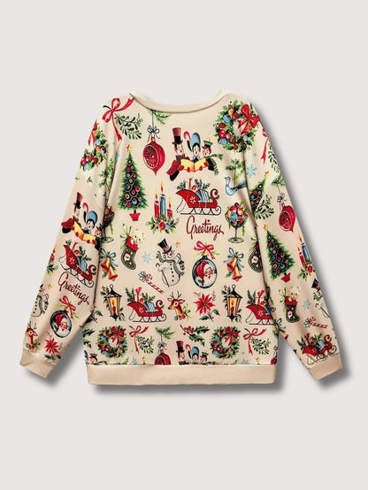 Women’s Festive Santa Sleigh Christmas Sweater