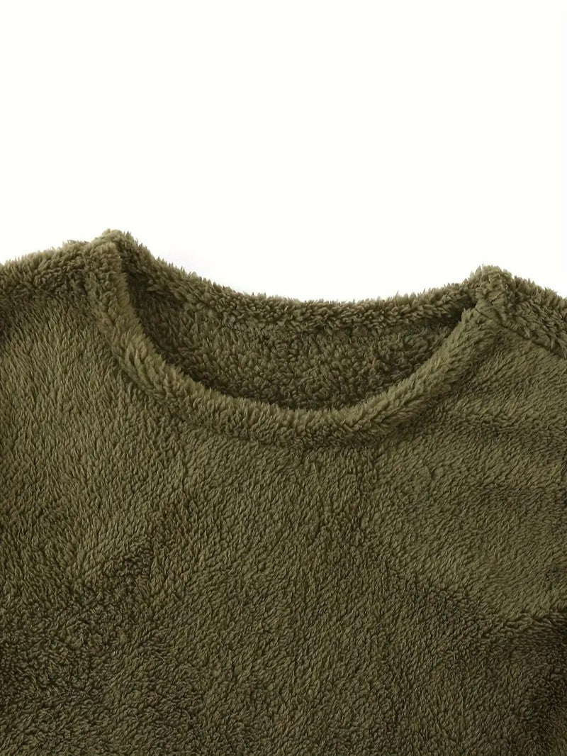 Women’s Fuzzy Christmas Tree Sweatshirt