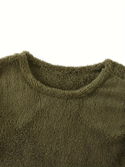 Women’s Fuzzy Christmas Tree Sweatshirt