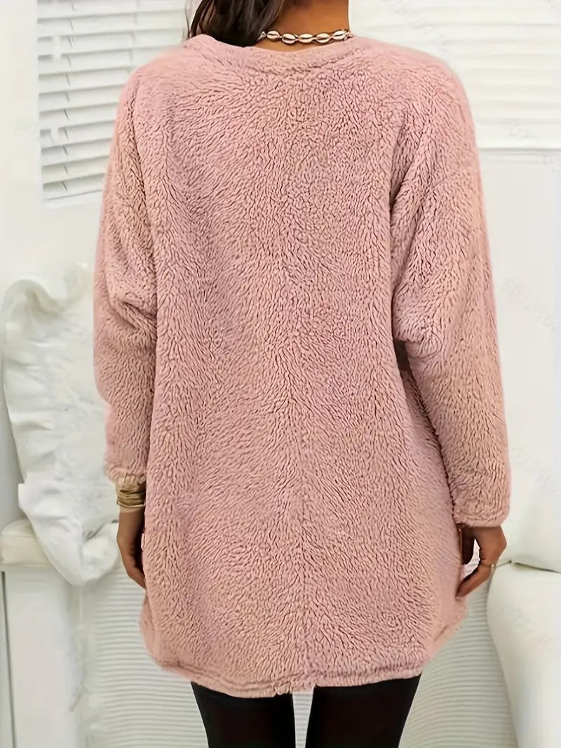 Women’s Fuzzy Christmas Tree Sweatshirt