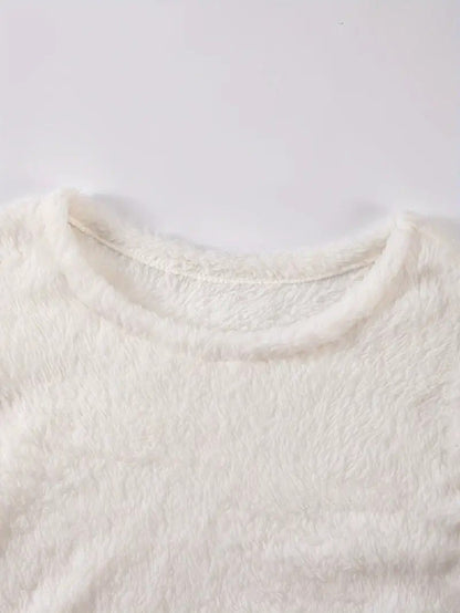 Women’s Fuzzy Christmas Tree Sweatshirt