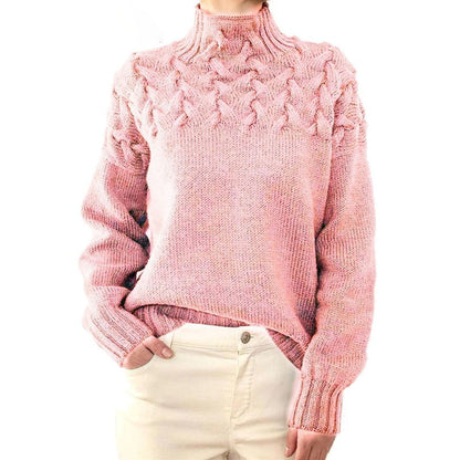 Women's Knitted Turtleneck Sweater - Isabelle