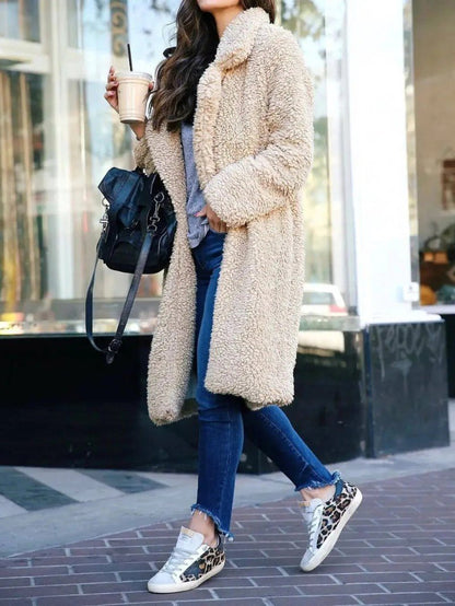 Women’s Long Fleece Coat
