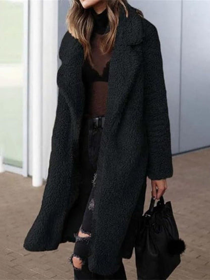 Women’s Long Fleece Coat
