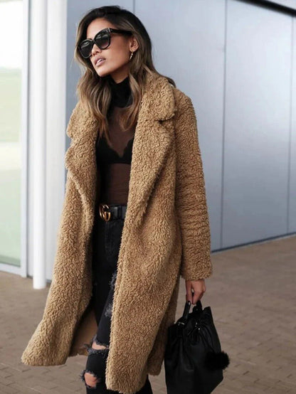Women’s Long Fleece Coat