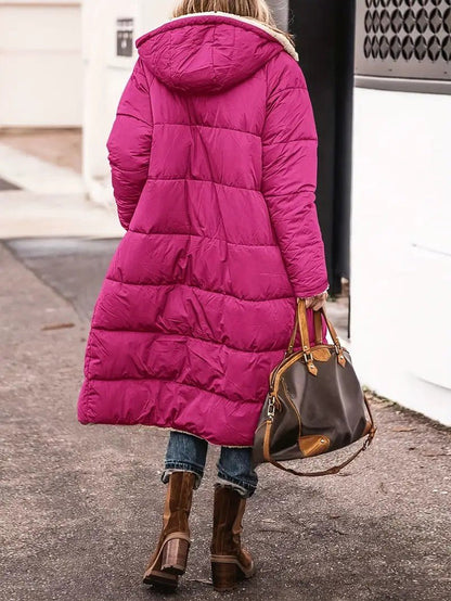 Women’s Long Fleece-Lined Coat
